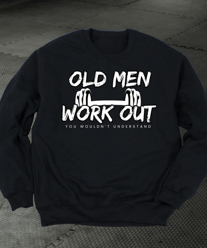 Old Men Workout Premium Sweatshirt