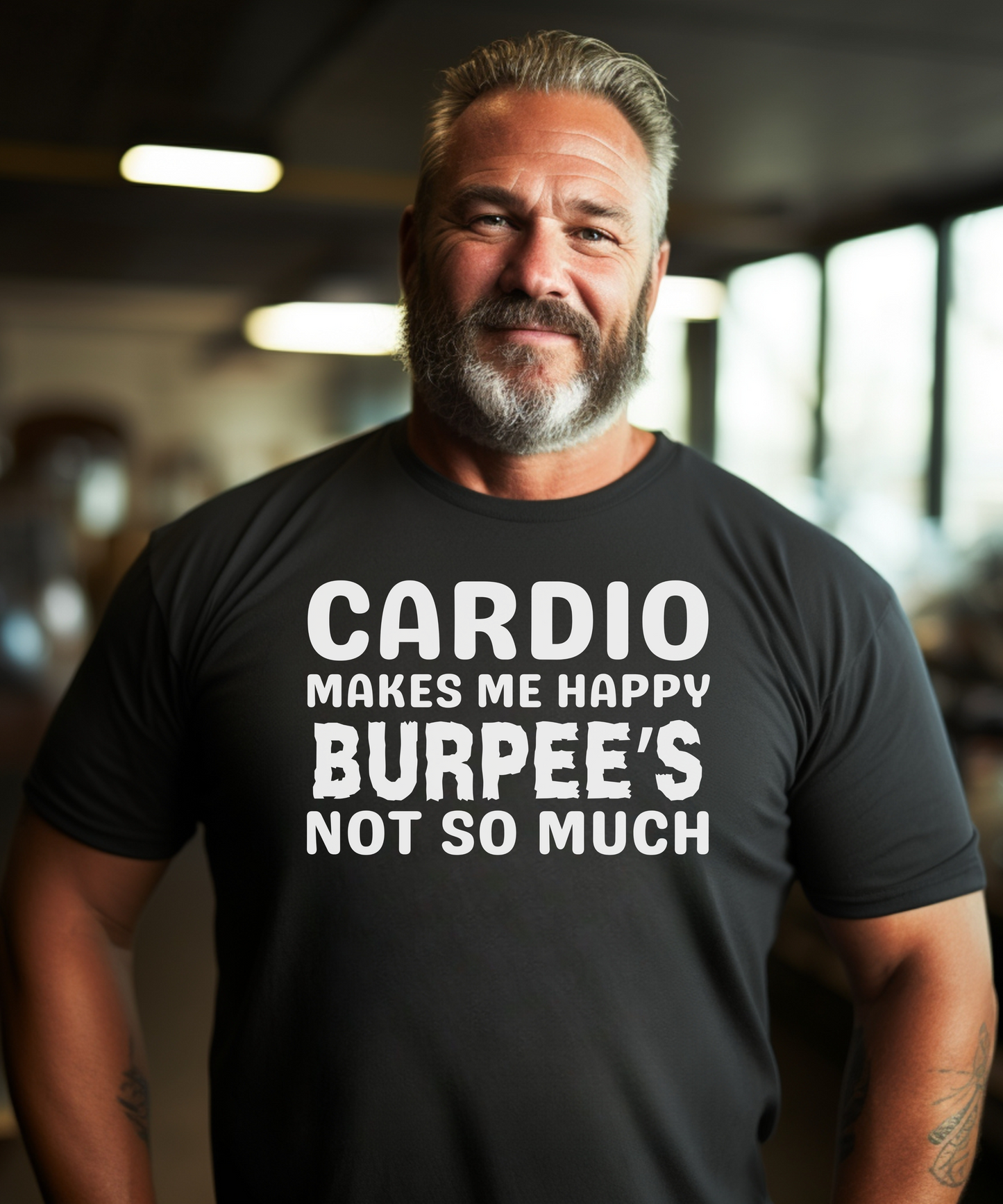 Cardio Makes Me Happy Burpee's Not So Much Premium T-Shirt