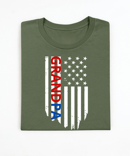 Grandpa USA Flag Premium T-Shirt