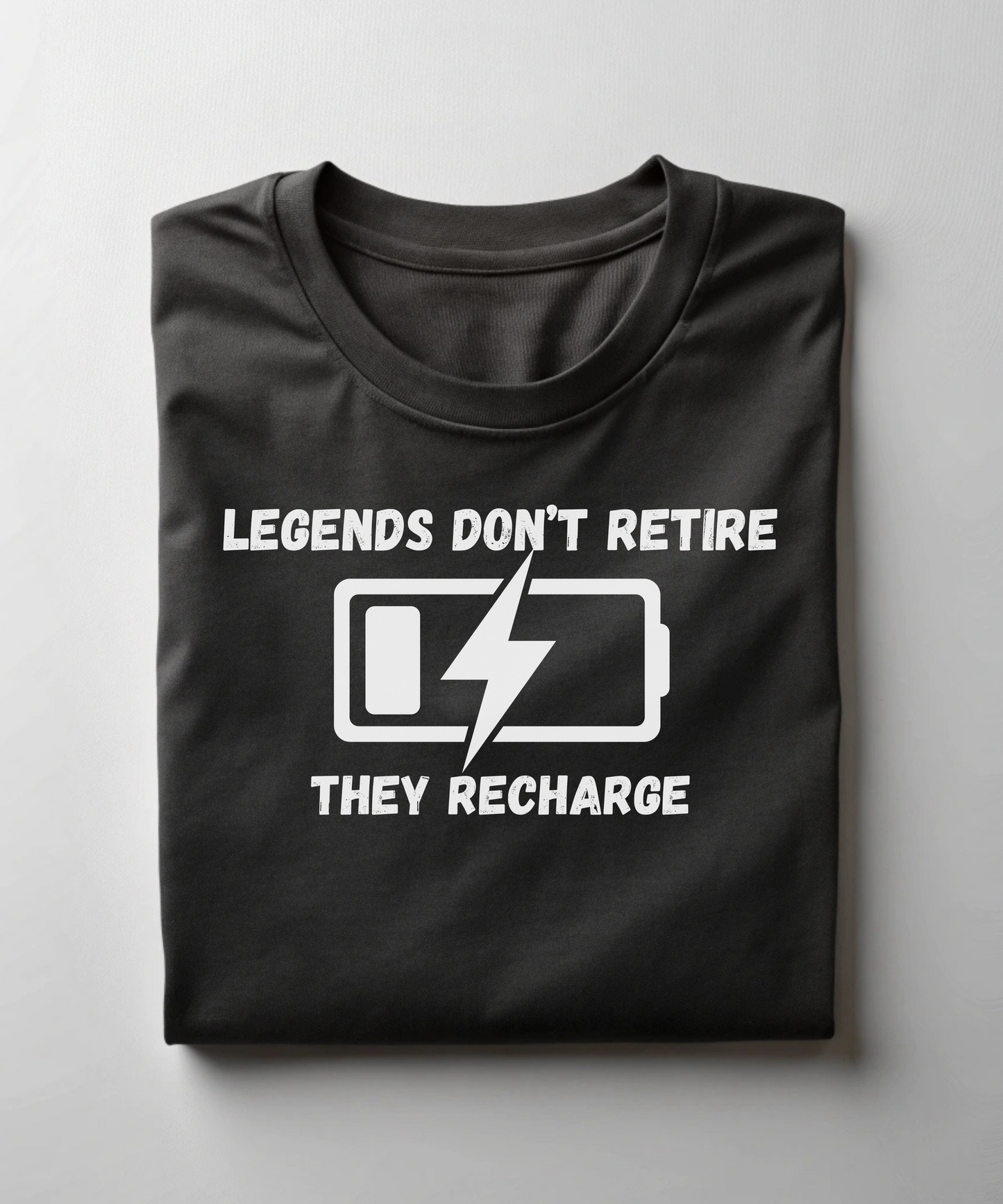 Legends Don't Retire They Recharge Premium T-Shirt