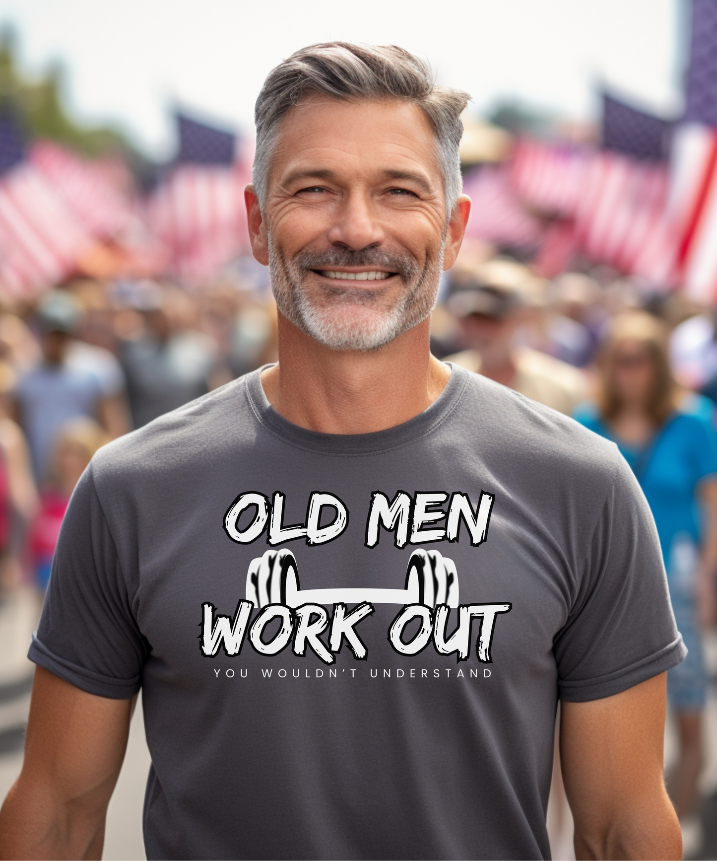Old Men Work Out Premium T-Shirt