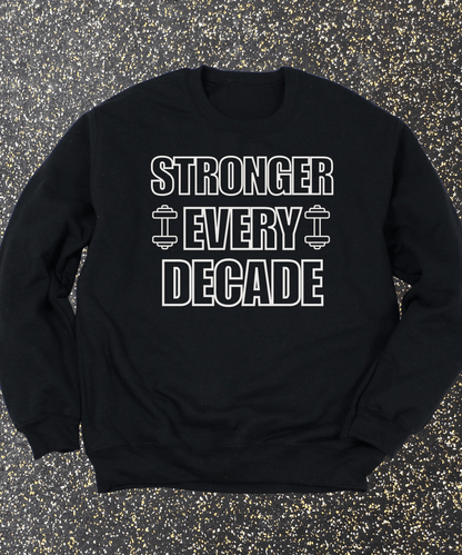 Stronger Every Decade Unisex Premium Sweatshirt