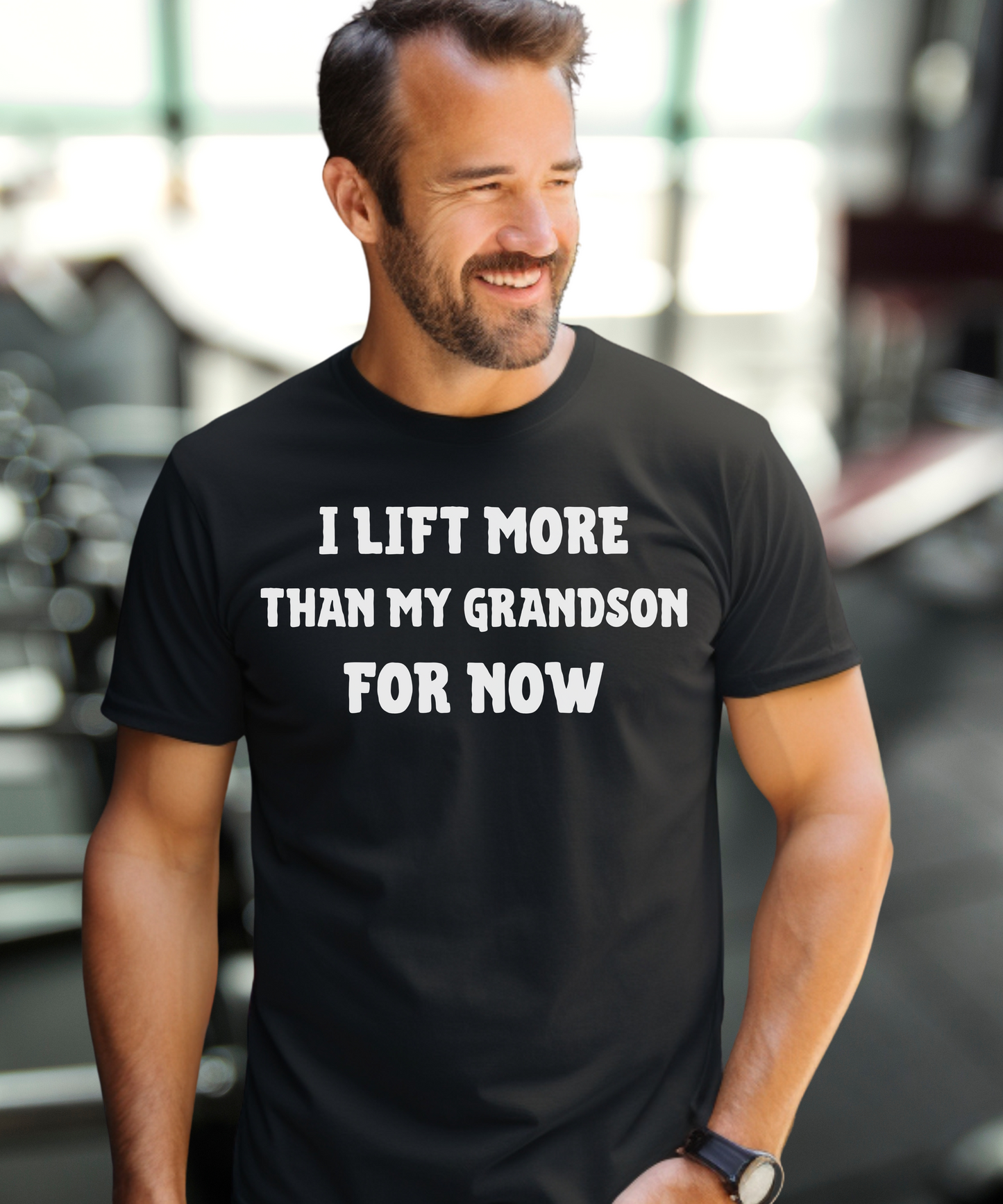 I LIft More Than My Grandson Premium T-Shirt
