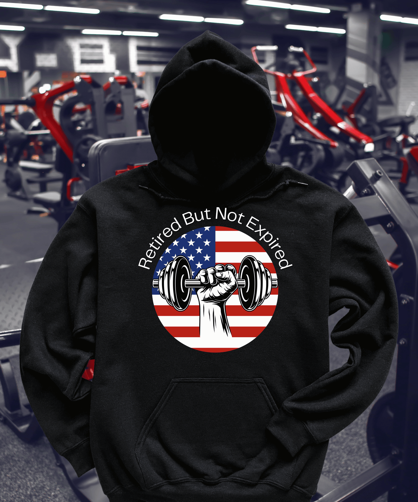 Retired But Not Expired USA Premium Hoodie