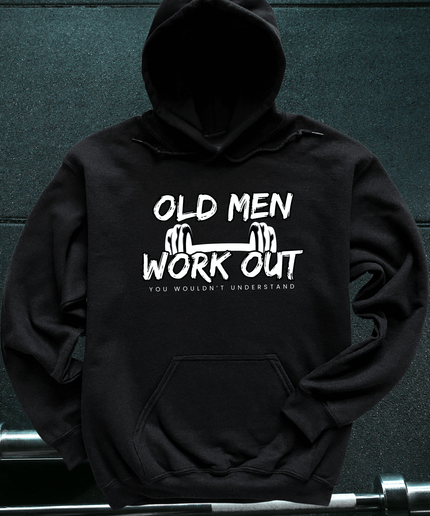 Old Men Work Out Premium Hoodie