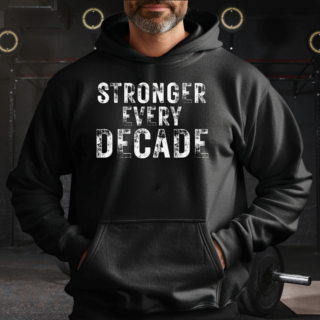 Stronger Every Decade Premium Hoodie