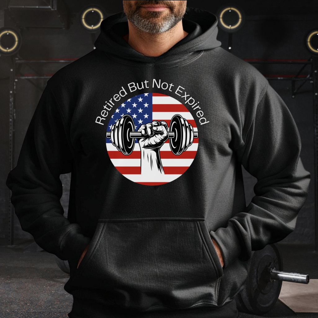Retired But Not Expired USA Premium Hoodie